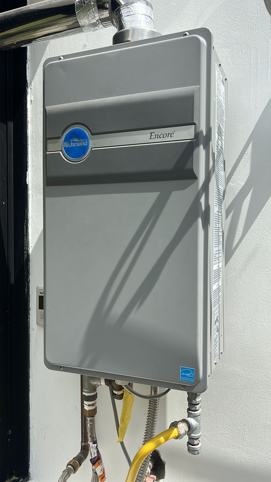 Calentador después de reparar