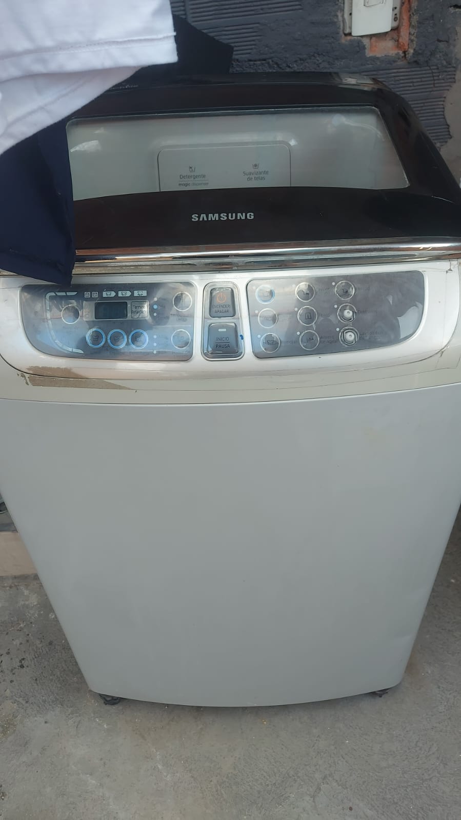 Lavadora después de reparar