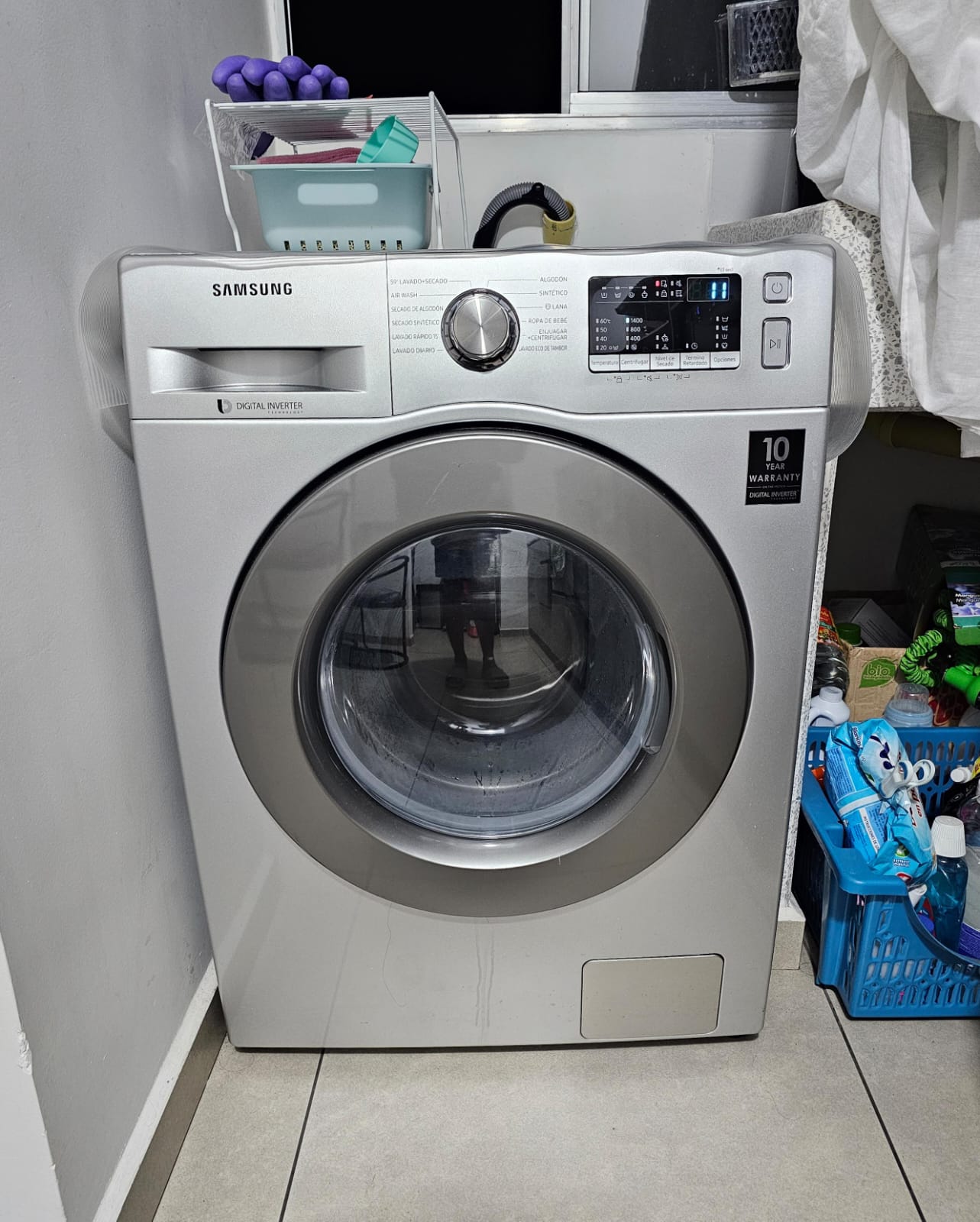 Lavadora reparada