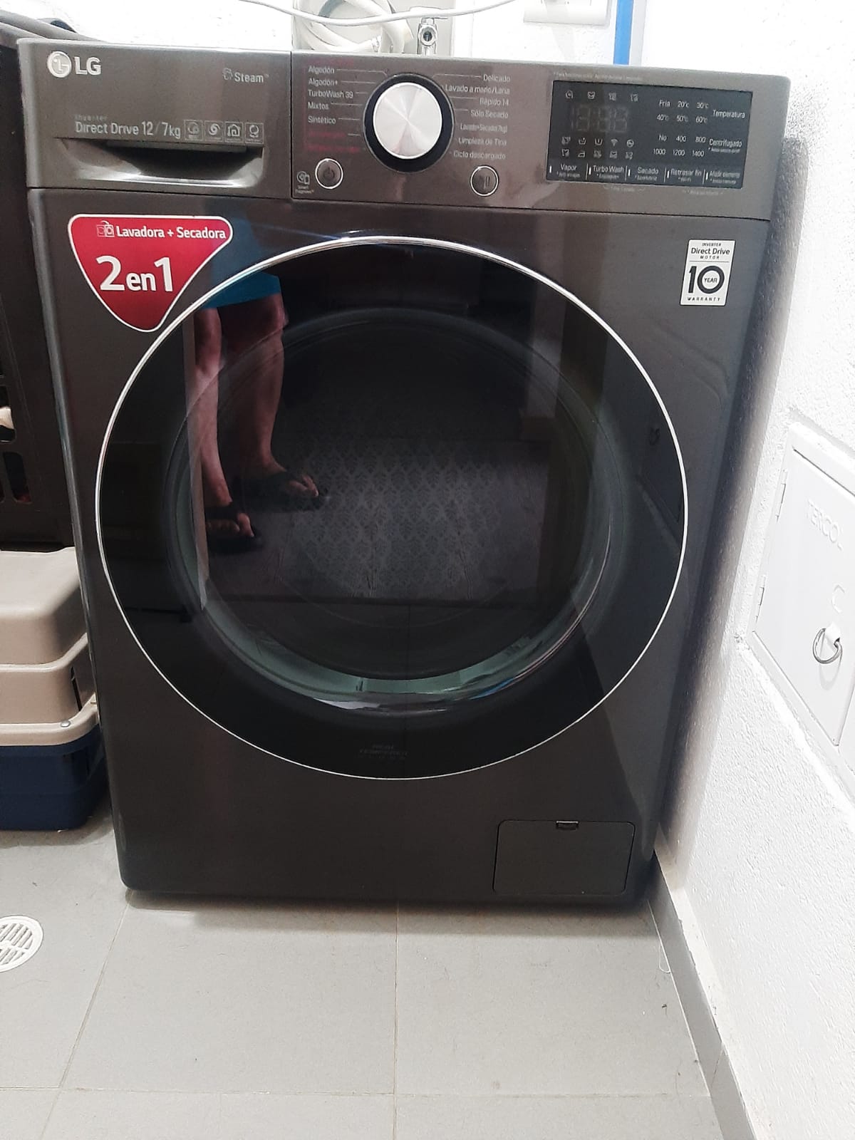 Lavadora reparada