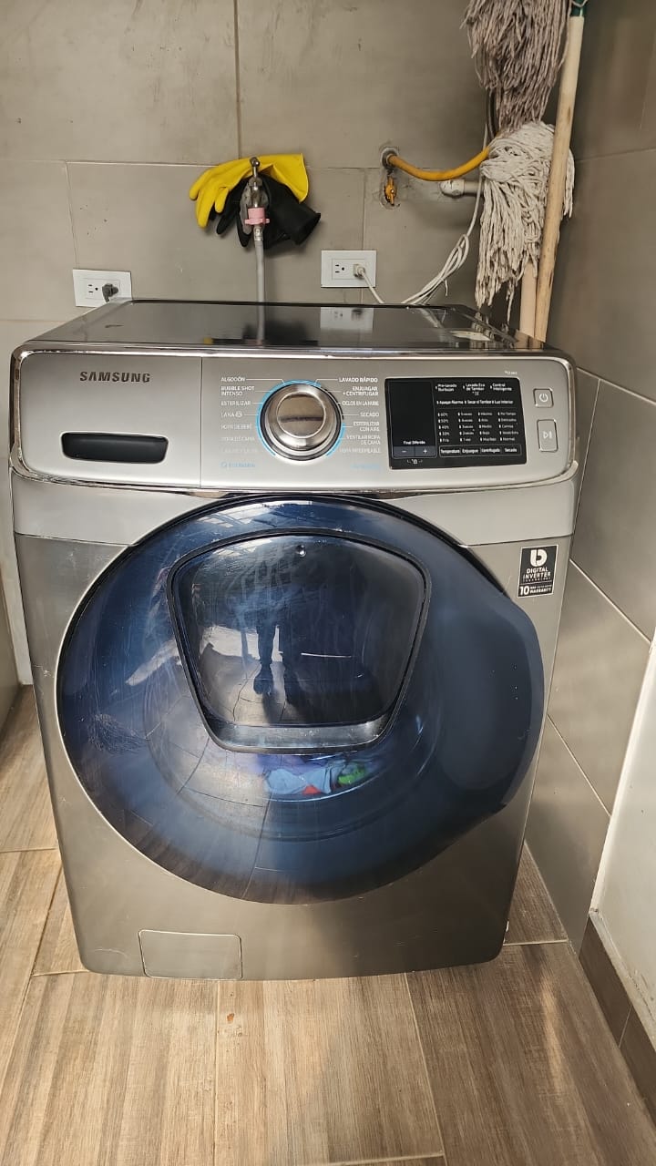 Lavadora reparada