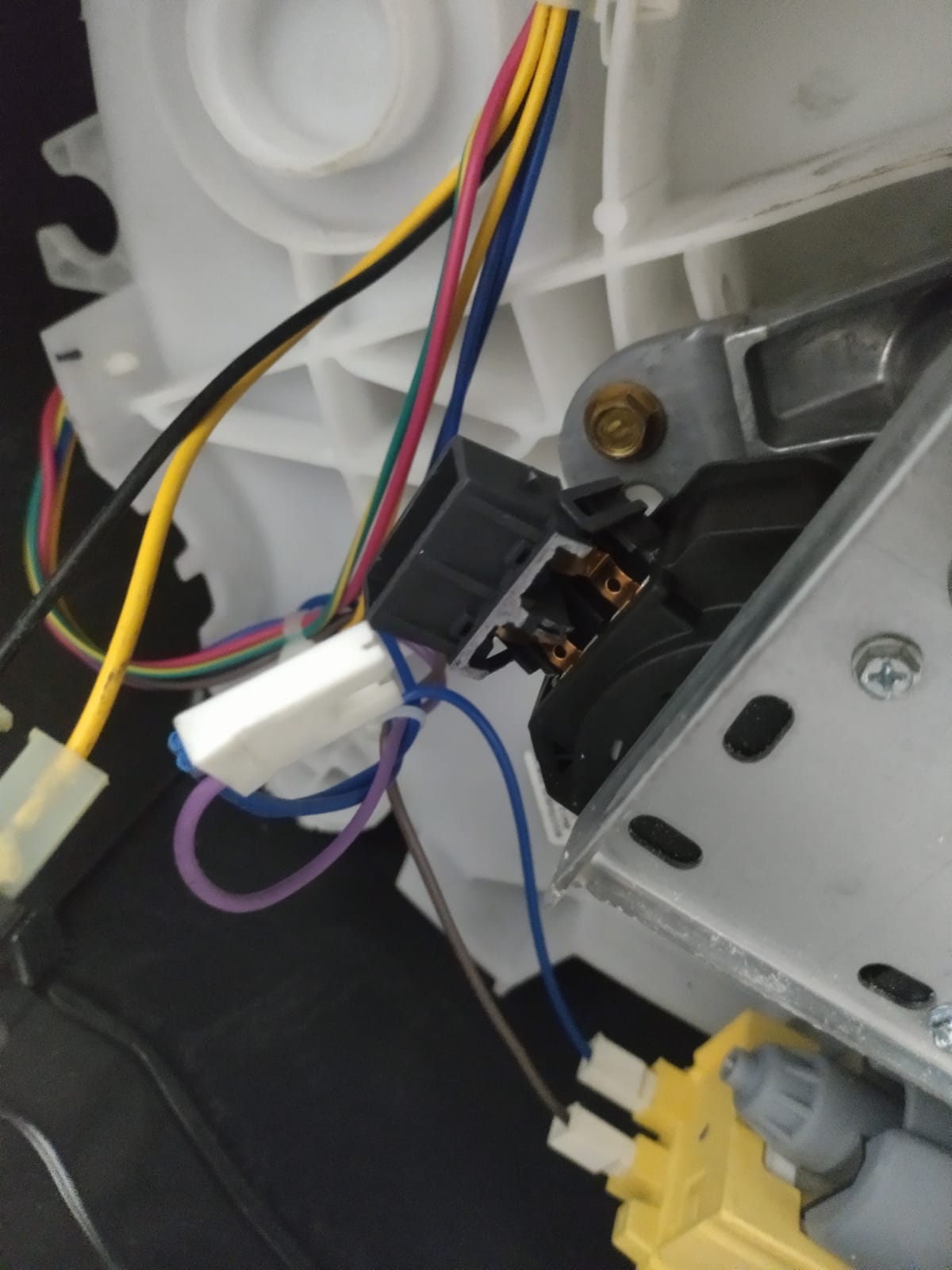 Lavadora antes de reparar